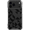 Black Geometric iPhone 17 Pro Max Clear Case