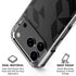 Black Geometric iPhone 17 Pro Max Clear Case