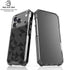 Black Geometric iPhone 17 Pro Max Clear Case