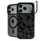 Black Geometric iPhone 17 Pro Max Kickstand Case