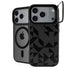 Black Geometric iPhone 17 Pro Max Kickstand Case