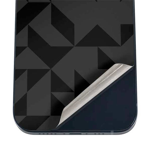 Black Geometric iPhone 17 Pro Skin