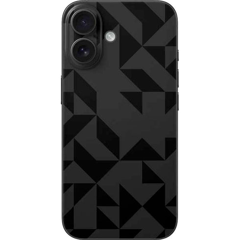 Black Geometric iPhone 17 Skin