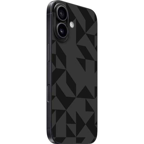 Black Geometric iPhone 17 Skin