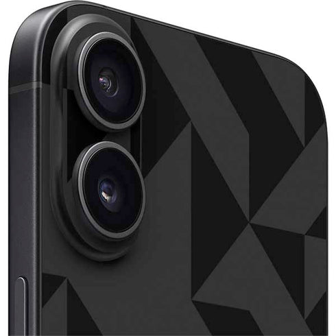 Black Geometric iPhone 17 Skin