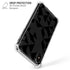 Black Geometric iPhone X/XS Clear Case