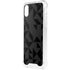 Black Geometric iPhone XS Clear Case