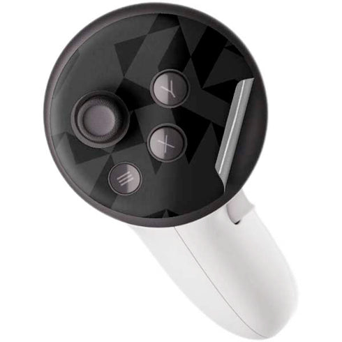 Black Geometric Meta Quest 3S Skin