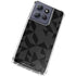Black Geometric Moto G 5G (2025) Clear Case