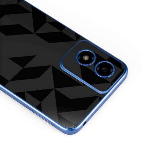 Black Geometric Moto G Play 4G (2024) Skin