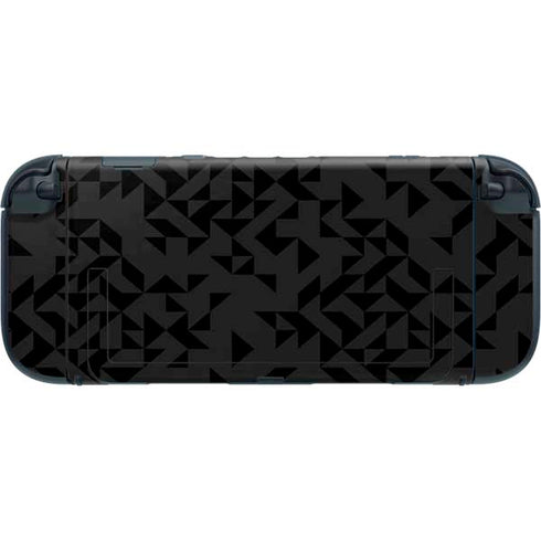 Black Geometric Nintendo Switch 2 (2025) with Joy-Con Skin