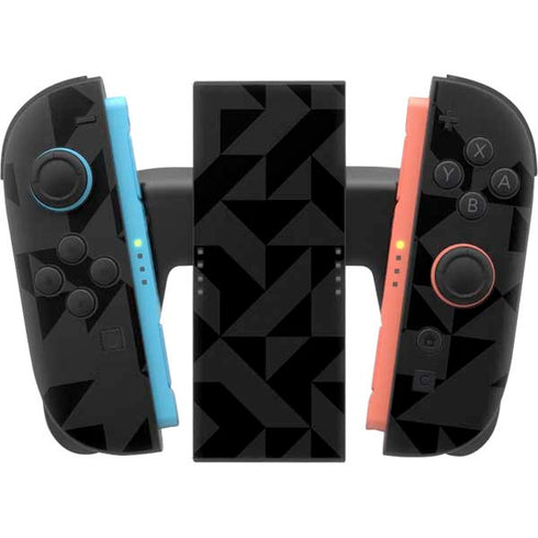 Black Geometric Nintendo Switch 2 (2025) Joy-Con Controller Skin