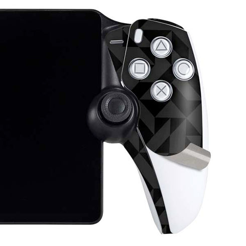 Black Geometric PlayStation Portal Remote Player Skin