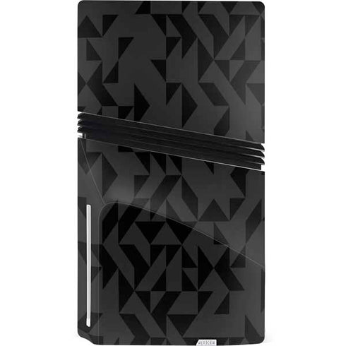 Black Geometric PS5 Pro Disk Bundle Skin