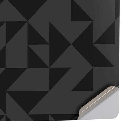 Black Geometric PS5 Pro Disk Console Skin