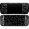Black Geometric Steam Deck Handheld Gaming Computer OLED Skin