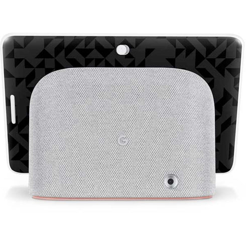 Black Geometric Google Home Hub Skin