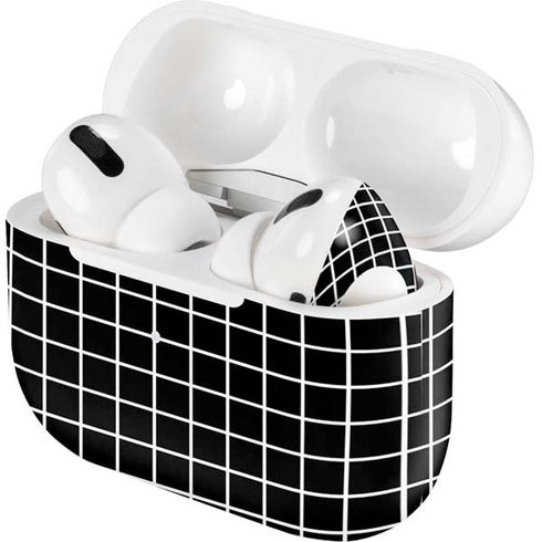 Black Grid AirPods Skins