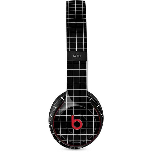 Black Grid Beats Solo 2 Wireless Skin