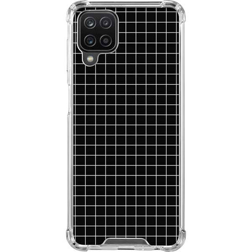 Black Grid Galaxy Cases