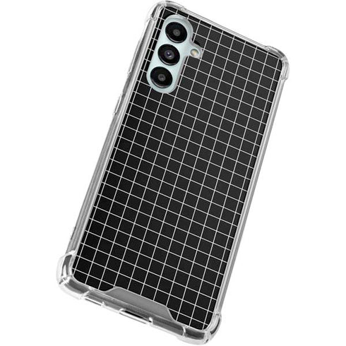 Black Grid Galaxy A16 5G Clear Case