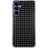 Black Grid Galaxy A55 5G Clear Case