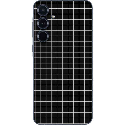 Black Grid Galaxy A55 5G Skin