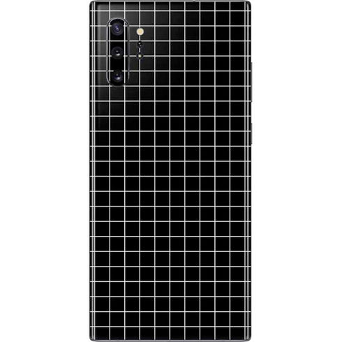 Black Grid Galaxy Note 10 Plus Skin
