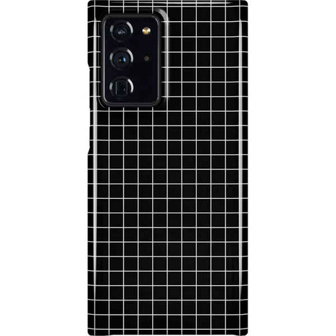 Black Grid Galaxy Cases