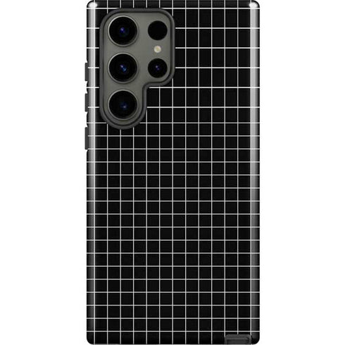 Black Grid Galaxy S23 Ultra Pro Case