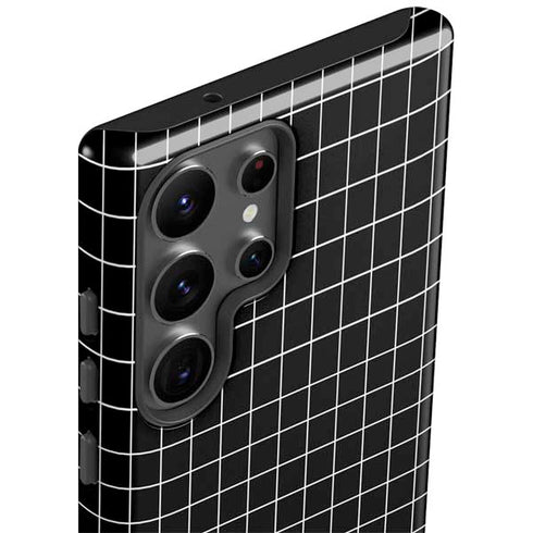 Black Grid Galaxy S23 Ultra Pro Case