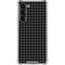 Black Grid Galaxy S24 FE Clear Case