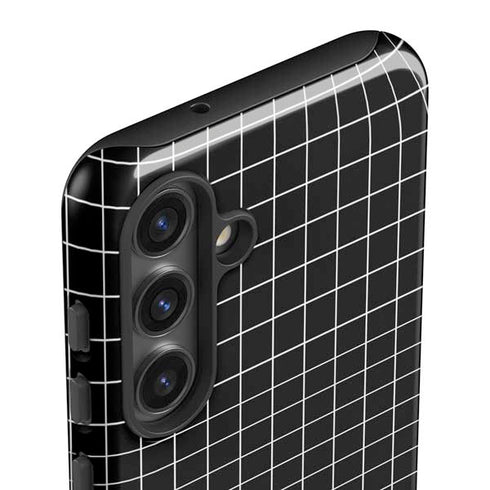 Black Grid Galaxy S25 Impact Case