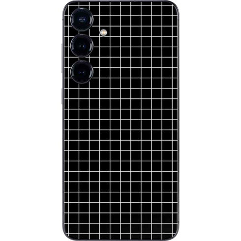 Black Grid Galaxy S25 Plus Skin