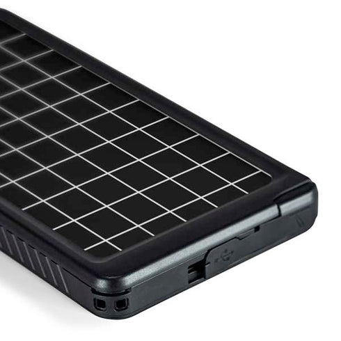 Black Grid Galaxy S24 Ultra Waterproof Case