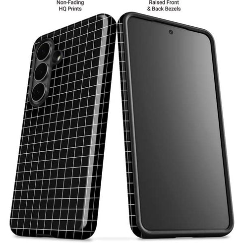 Black Grid Galaxy S26 Plus Impact Case