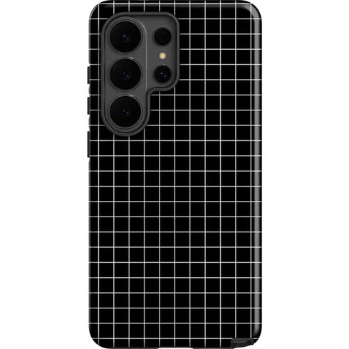 Black Grid Galaxy S26 Ultra Impact Case
