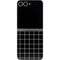 Black Grid Galaxy Z Flip6 Skin