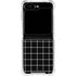 Black Grid Galaxy Z Flip6 Clear Case