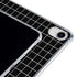 Black Grid iPad 11th Gen (2025) Clear Case