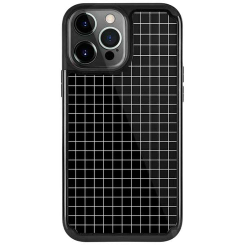 Black Grid iPhone Cases
