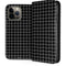 Black Grid iPhone 13 Pro Max Folio Case