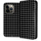 Black Grid iPhone 14 Pro Folio Case