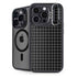 Black Grid iPhone 14 Pro Kickstand Case