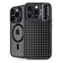 Black Grid iPhone 14 Pro Max Kickstand Case