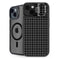 Black Grid iPhone 15 Kickstand Case