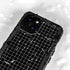 Black Grid iPhone 15 Plus Waterproof Case
