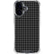 Black Grid iPhone 16 Clear Case