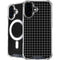 Black Grid iPhone 16 MagSafe Case