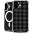 Black Grid iPhone 16 MagSafe Case